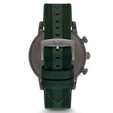 Emporio Armani Men's Quartz Green Dial 46mm Watch with Leather Strap (AR1950)